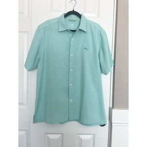 Tommy Bahama Men’s Large Shirt, Short Sleeves, Button Down, Casual Summer Shirt